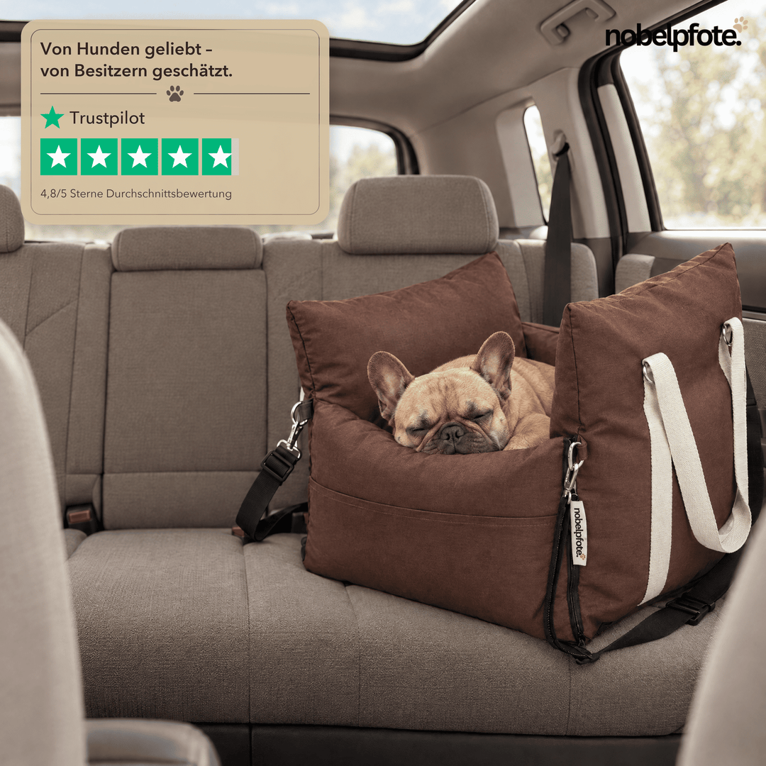 Premium Hundeautositz mit Sicherheitsgurt