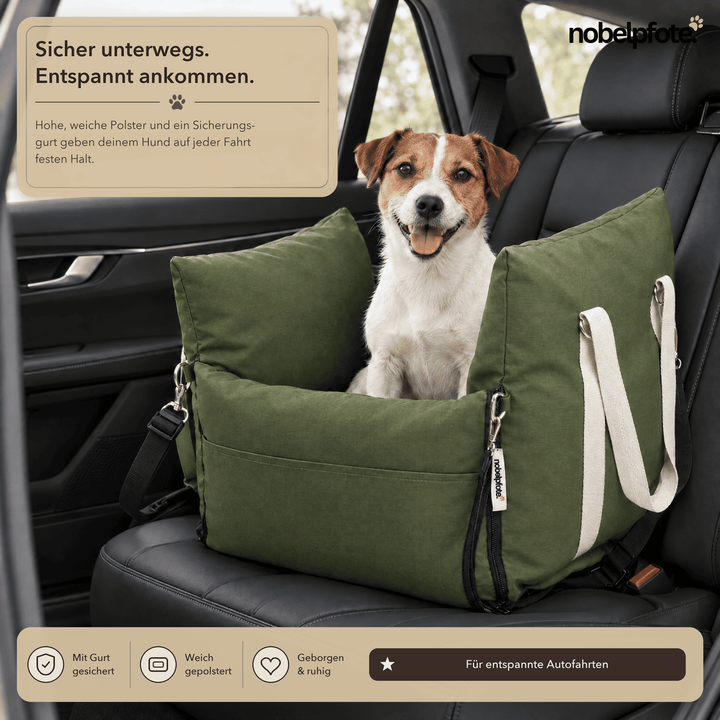 Premium Hundeautositz mit Sicherheitsgurt